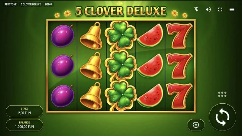 5 Clover Deluxe - skrini ya mchezo
